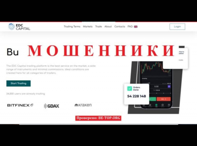 Аферисты Edc Capital - отзывы реальных клиентов, обзор сайта мошенников