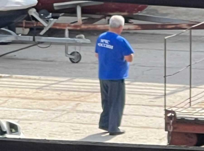 Как глава МЧС Крыма Аркадий Ожигин устраивает баловство на мерсе в разгар пожаров и ЧС в регионе
