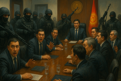 Больше 20 чиновников задержали на совещании с главой КНБ Кыргызстана