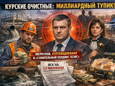 Курские очистные зависли на миллиарде: Дмитрий Меркулов судится с АО &laquo;Строительный холдинг Тезис&raquo;