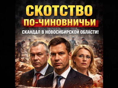 Оксана Лут, Дмитрий Патрушев и Геннадий Онищенко: кто прикрывает массовый забой скота и куда ушли миллионы из бюджетов Новосибирской области